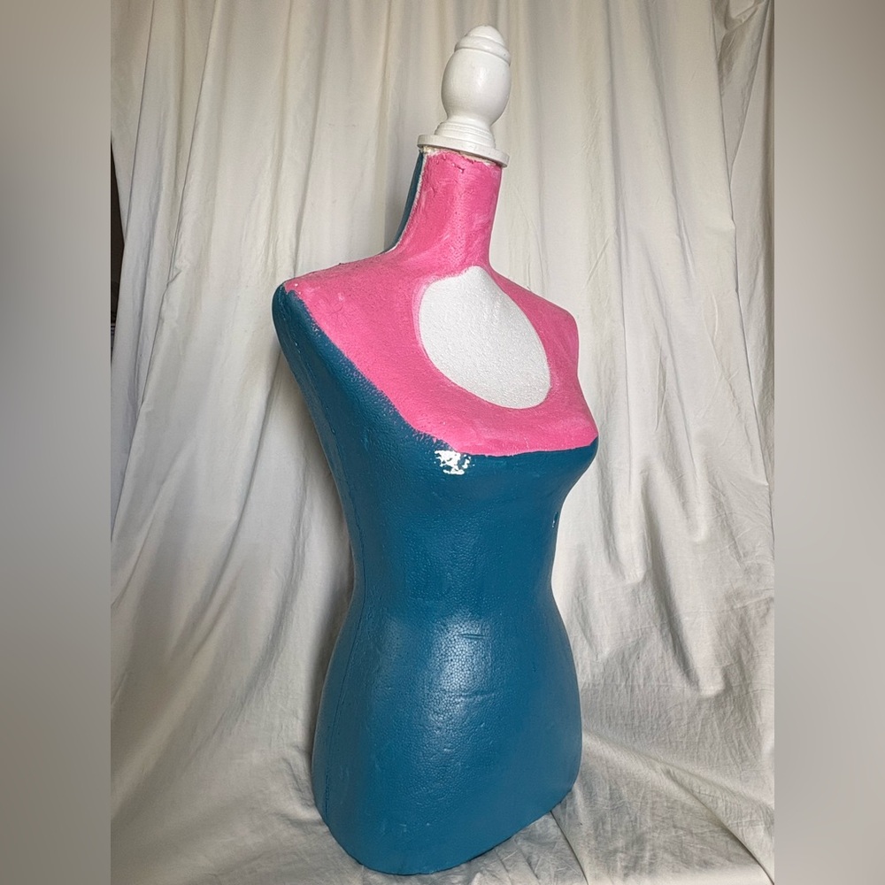 Vintage Foam Mannequin Torso Doll Project Dress Form - Picture 6 of 12